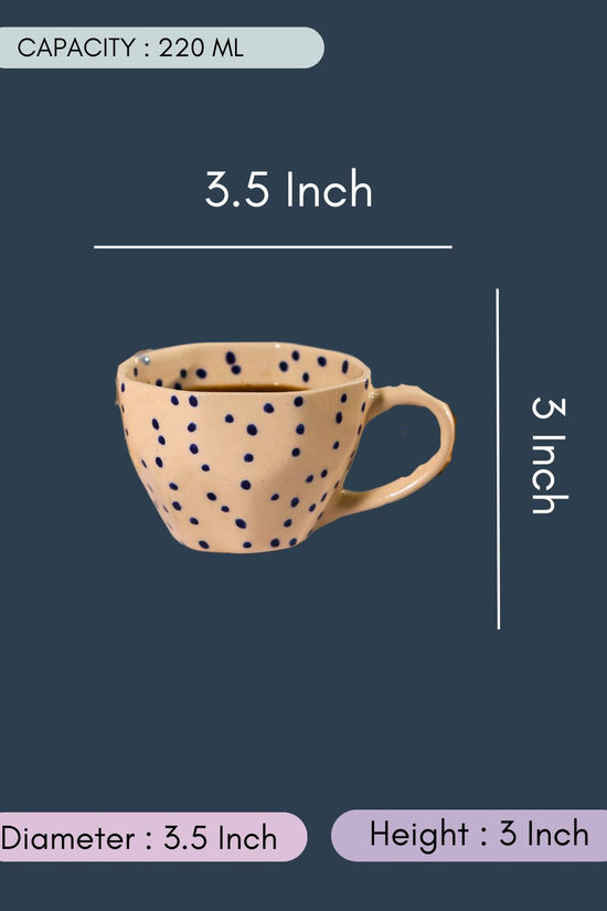 Blue Polka Mug