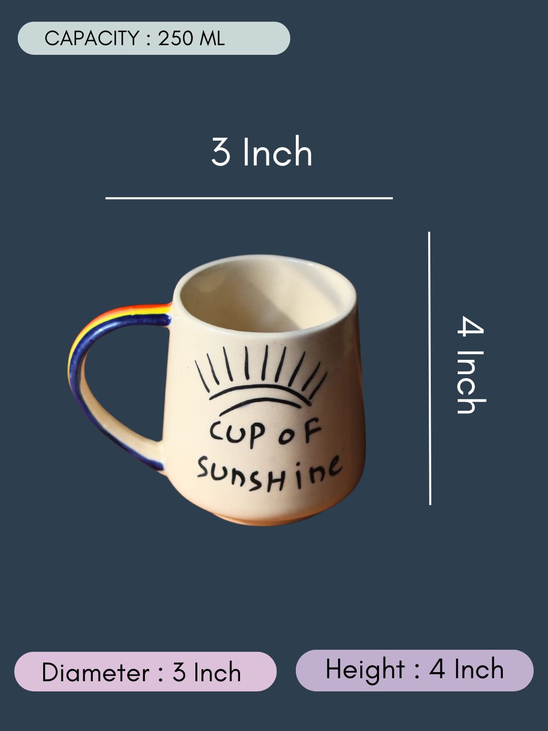 Sunshine Mug with size & Fit