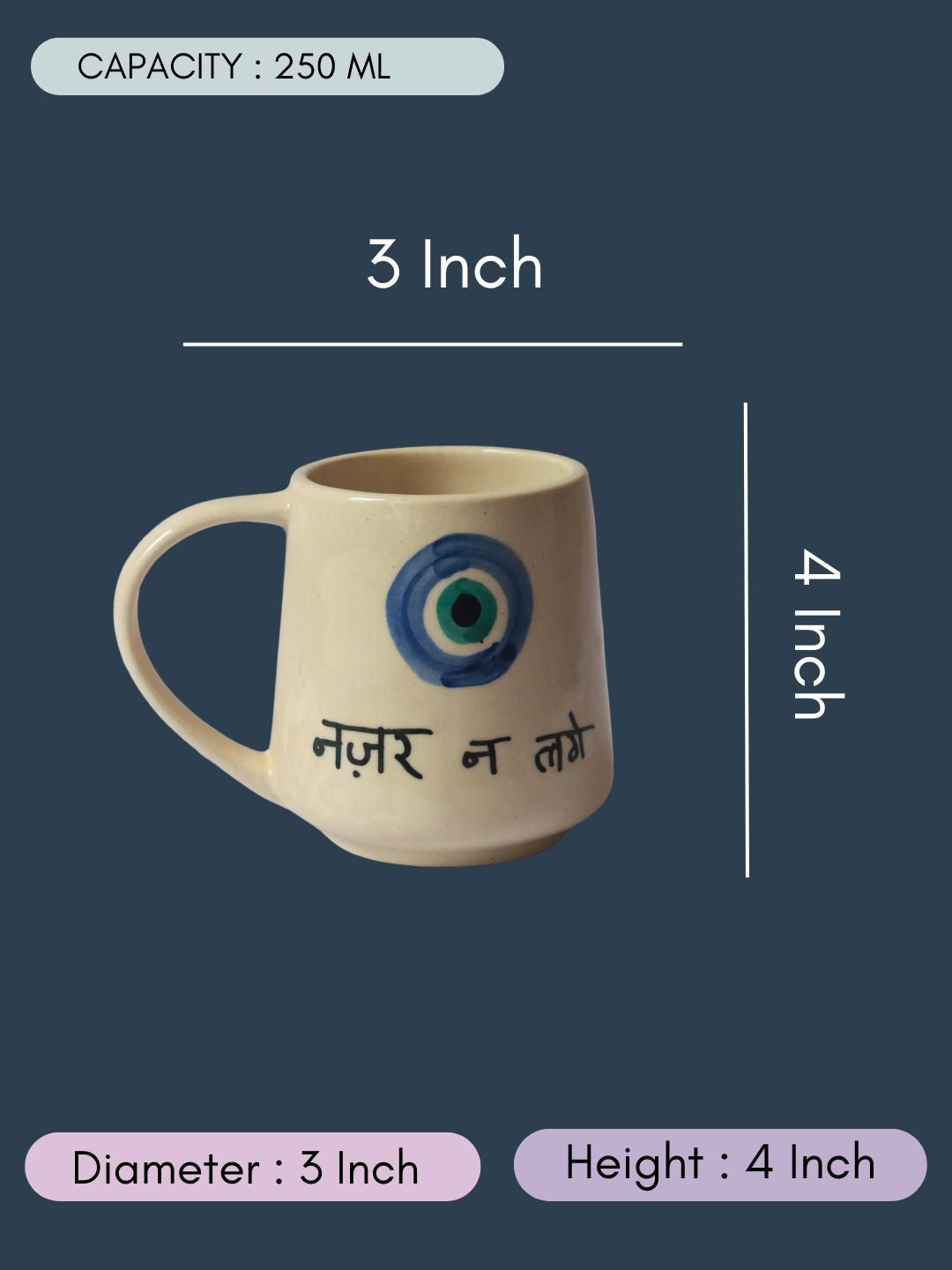 Nazar Mug with size & fit