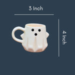 Spooky Ghost Mug with size & fit