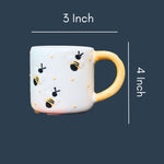 Irregular Ceramic Bee - Mug with size & fit