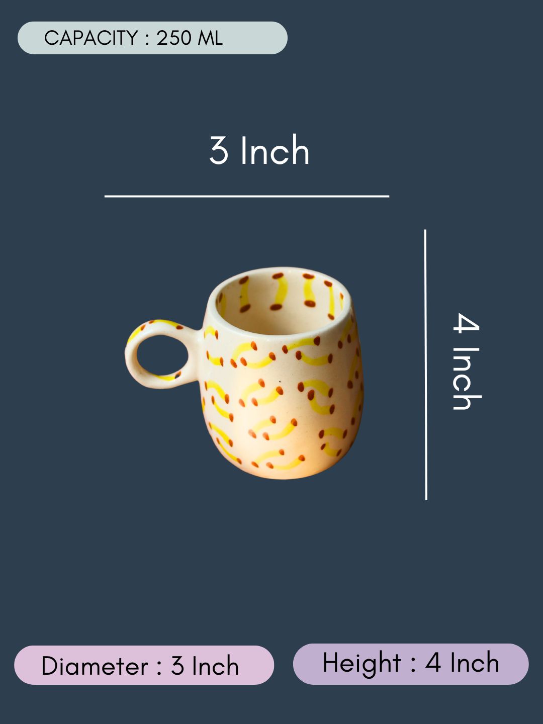 Banana Mug with size & fit