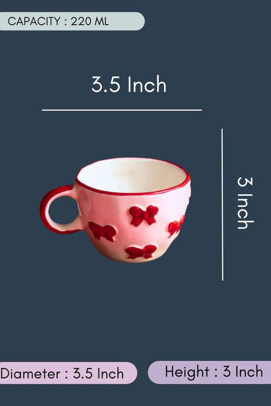Bow Mug with size & fit