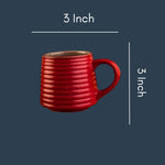 Hot Red Mug with size & fit