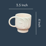 Abstract Face Mug with size & fit