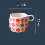 Floral Dreams Mug with size & fit