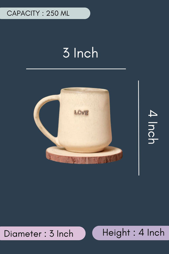 LOVE Mug with size & fit