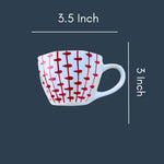 Red Crosses  Mug with size & fit