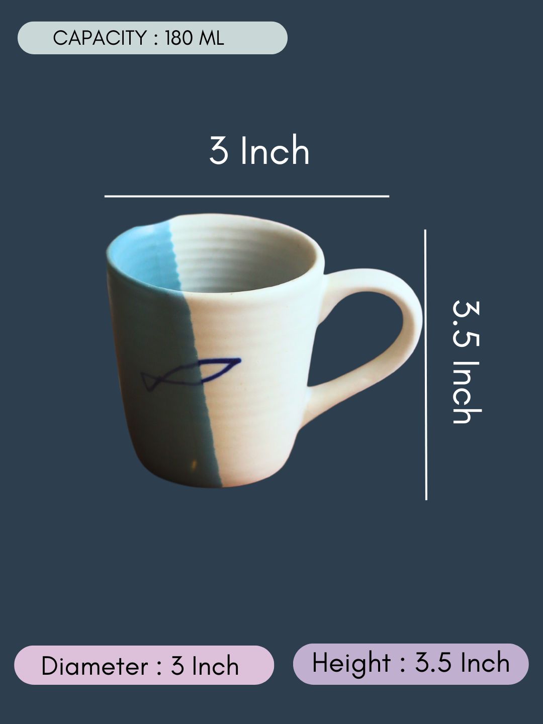 Coastal Catch - Mug with size & fit