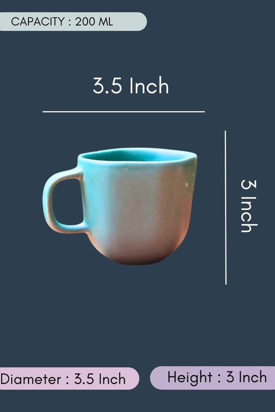 Misfit Mug - Teal with size & fit