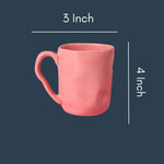 Pink Wavy Mug with size & fit