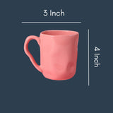 Pink Wavy Mug with size & fit