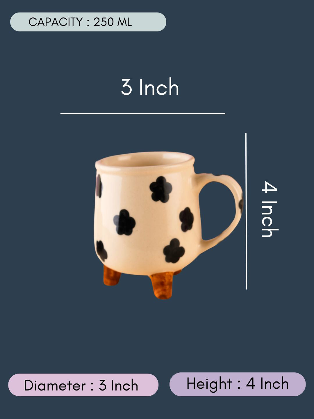 Cow Mug with size & fit