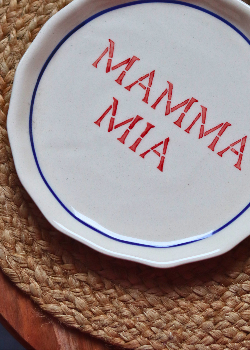 Mamma Mia Plate