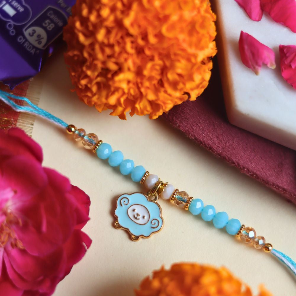 Cute Teddy Bhabhi Rakhi made with premium quality material
