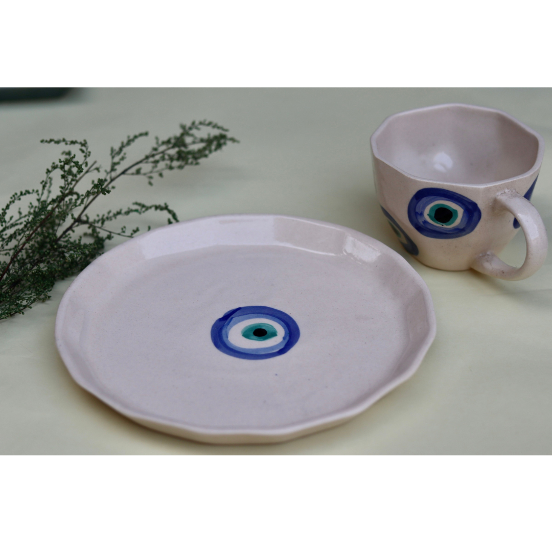 handmade mug & plate