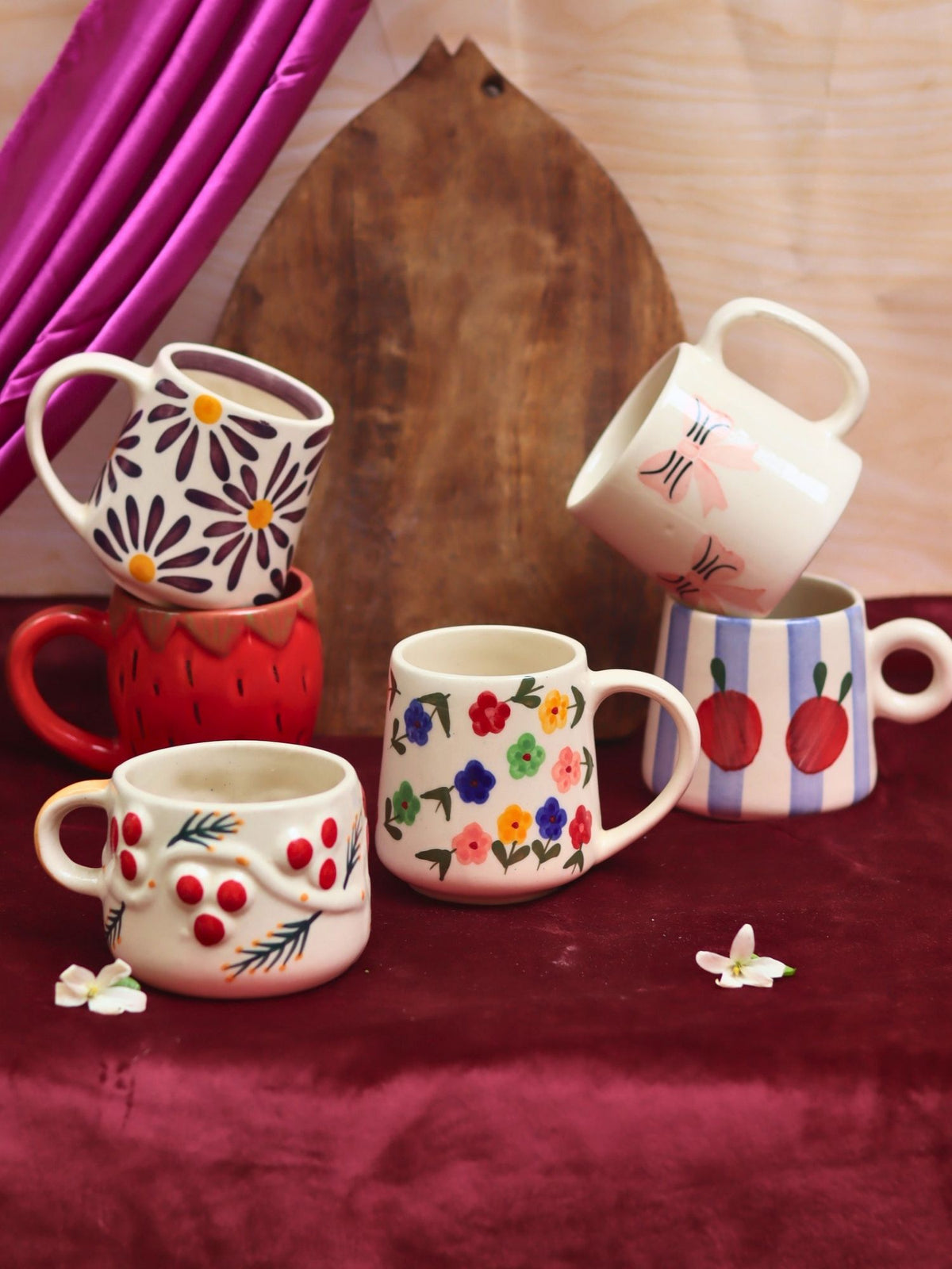 Set of 6 Everyday Essential Mugs (for the price of 5) made by ceramic