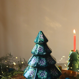 Handmade ceramic christmas tree for decoration