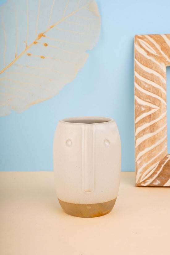 quirky face pot for your fresh plants