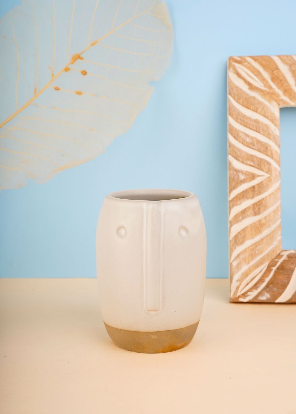 quirky face pot for your fresh plants