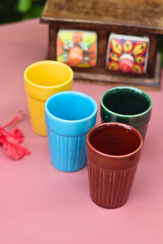 handmade Set of 4 - Daily Sip Kulhad