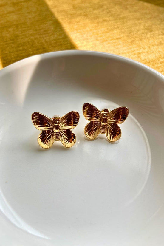 waterproof Butterfly Studs