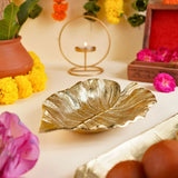 Golden Bliss Palm Leaf Bowl for this festival