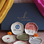 Set of 6 Sweet Treats Dessert Plates (for the price of 5) Diwali Gift Box premium quality gift hamper