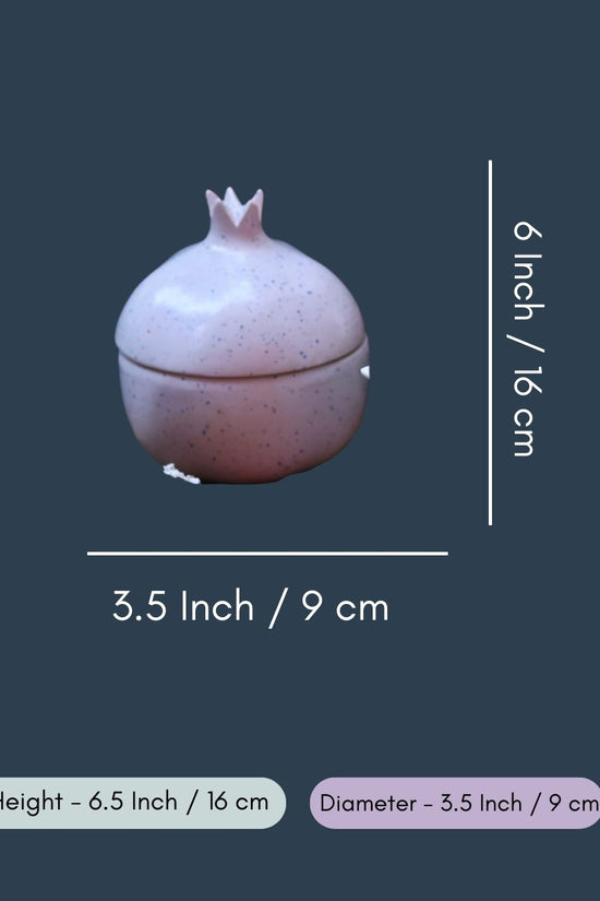 White Speckled Anar Jar