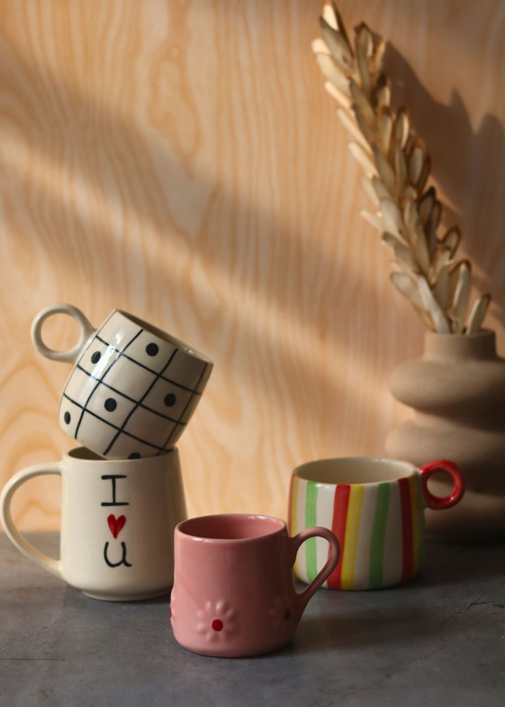 buy 3, get 4 mugs made by ceramic