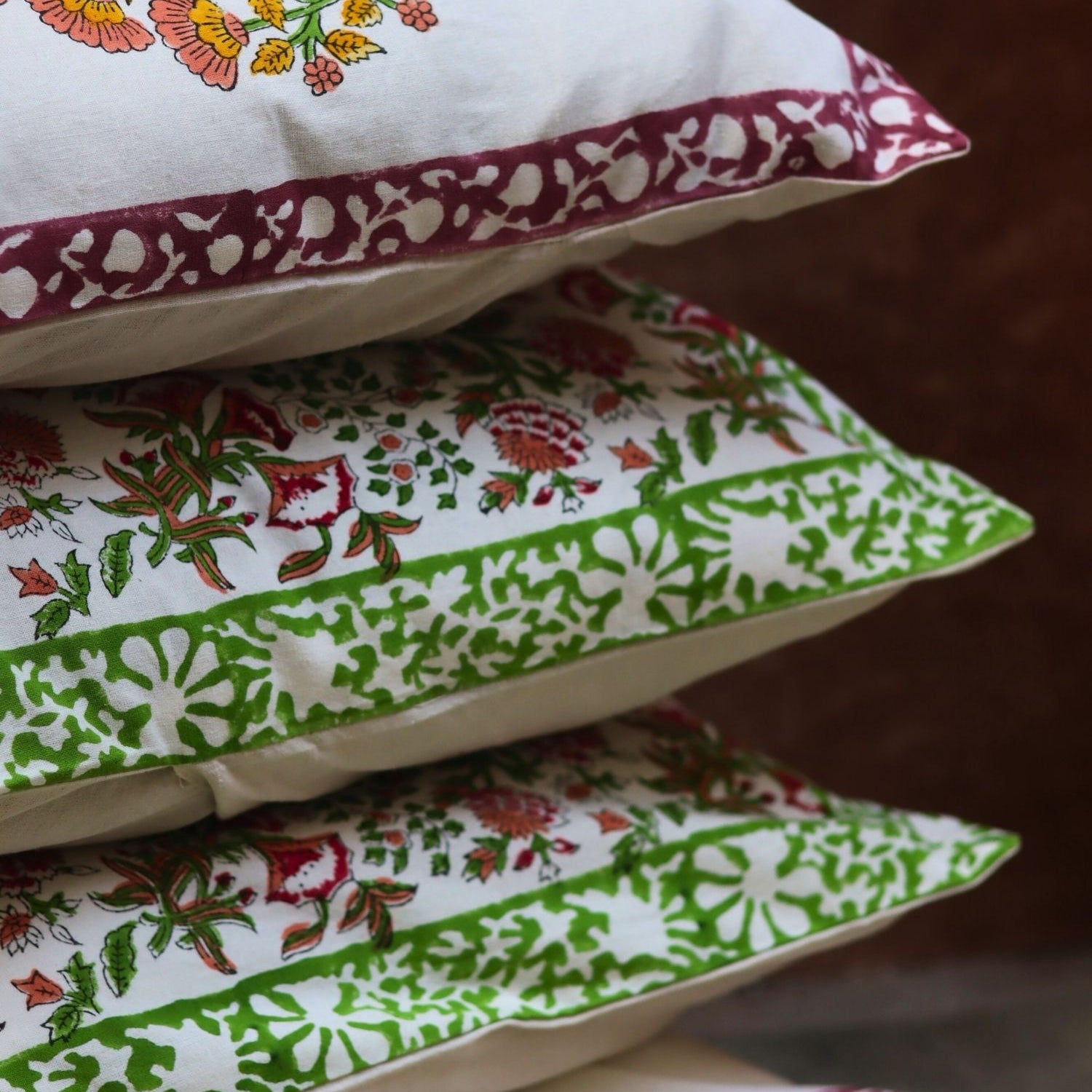 handmade Dreamy Delight & Liana Vine Cushion Covers combo