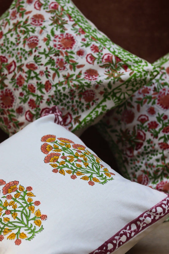 Dreamy Delight & Liana Vine Cushion Covers combo made by cotton
