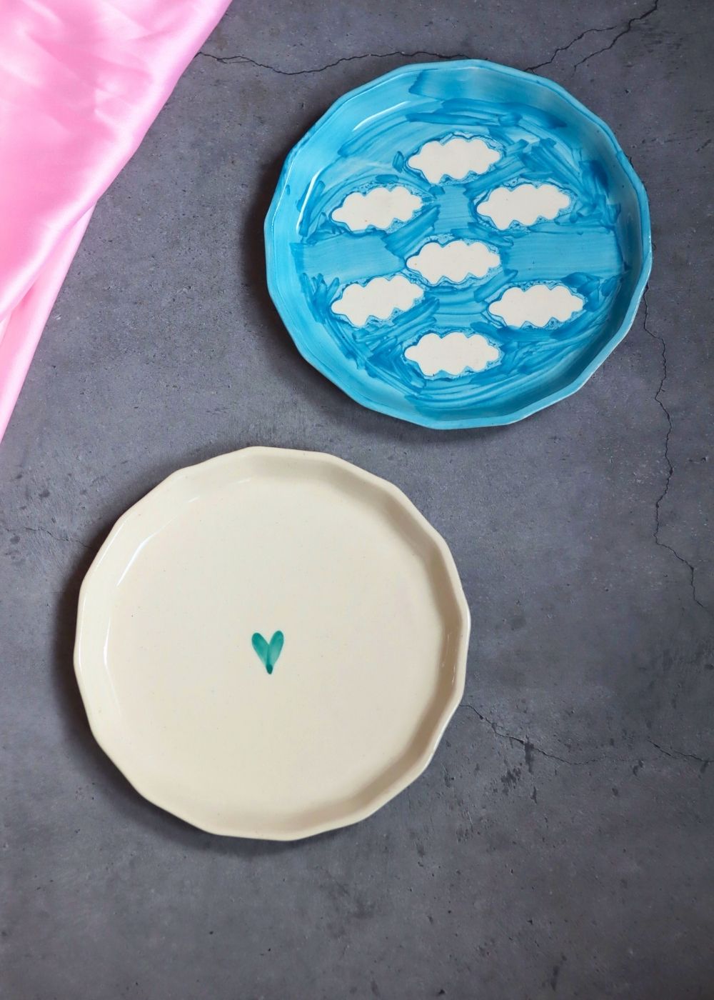 Ceramic Snack Plates 