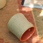 Olive Etching Chai Cup