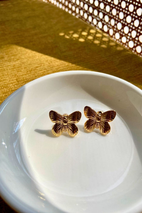 Butterfly Studs handmade in India