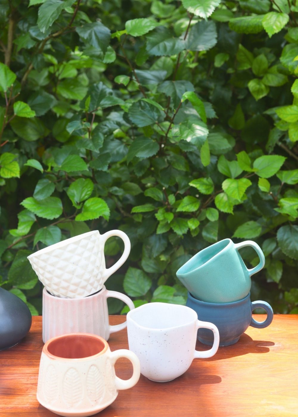 handmade Set of 6 Neutral Mugs (for the price of 5)