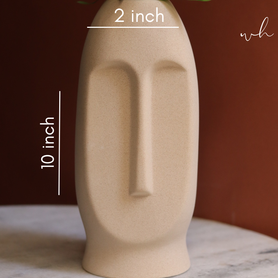 Face Vase | Beige