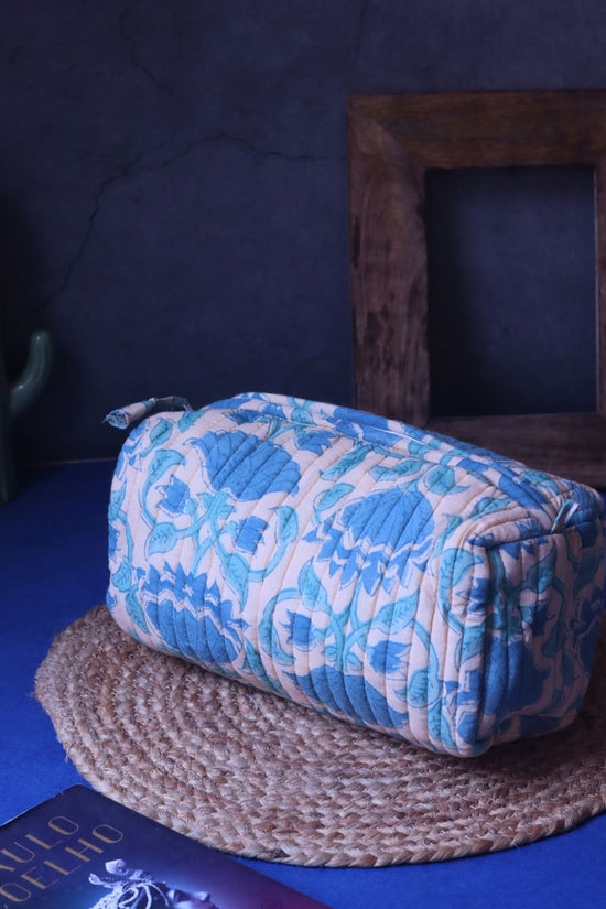 Floral Plush Toiletry Bag - Large with premium quality material