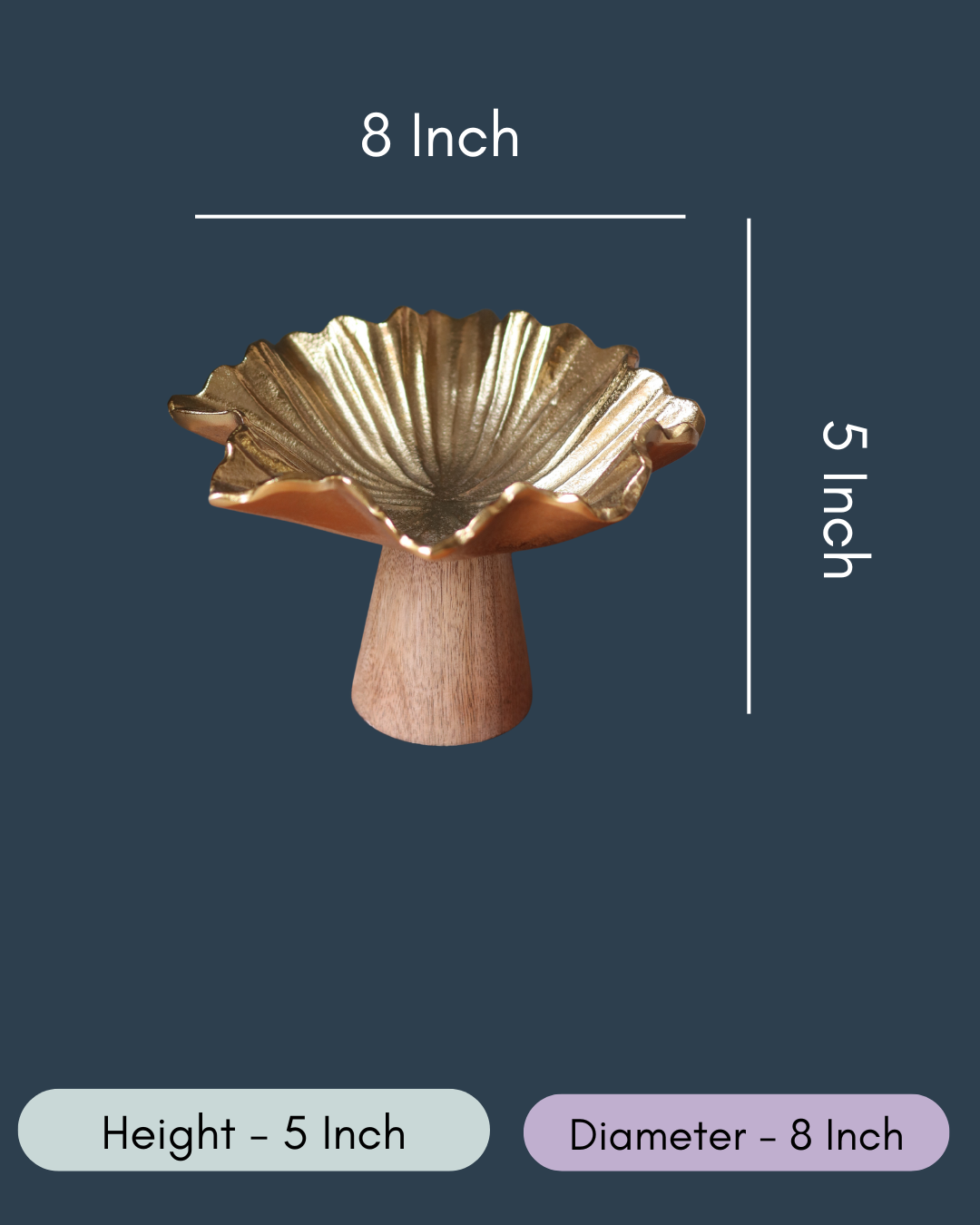 Amber Fruit Bowl
