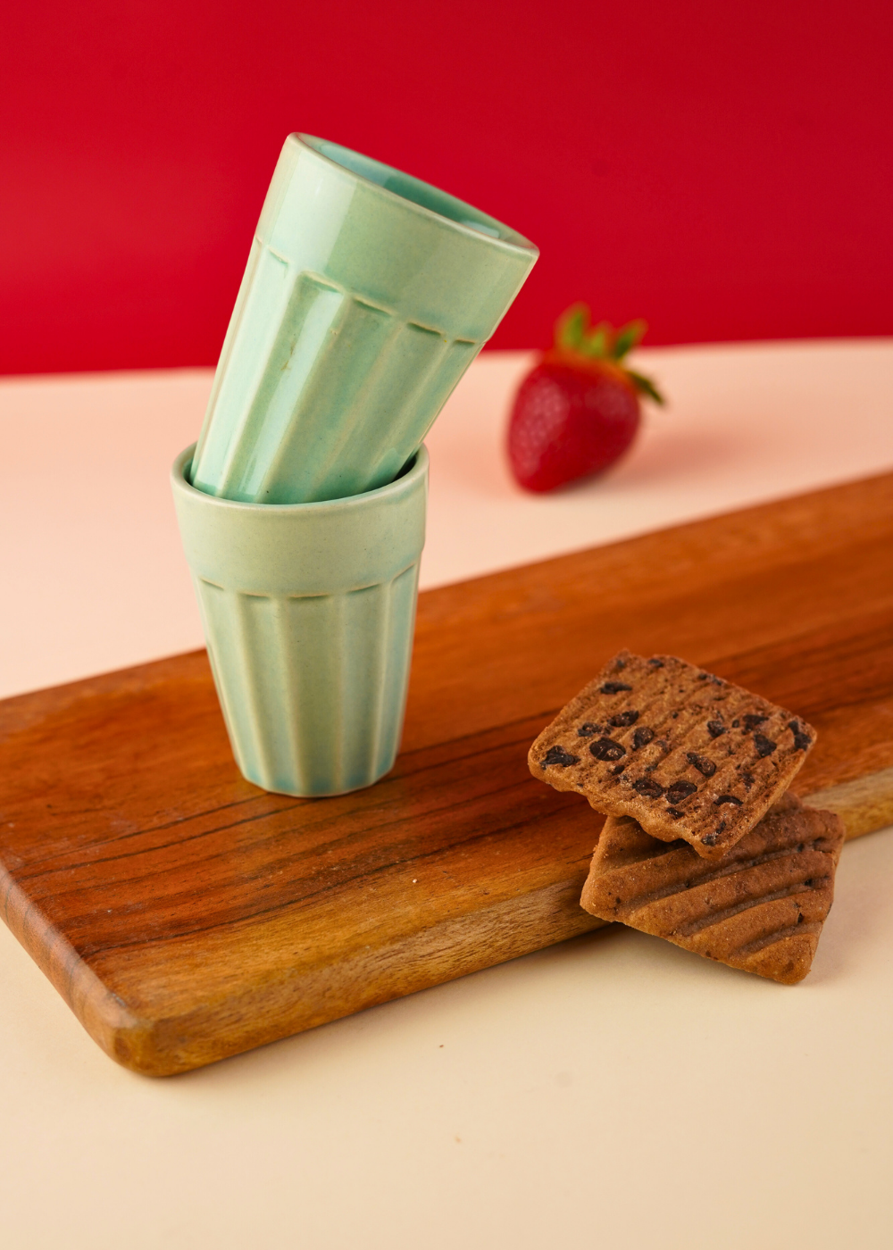 mint espresso shot glass handmade in india
