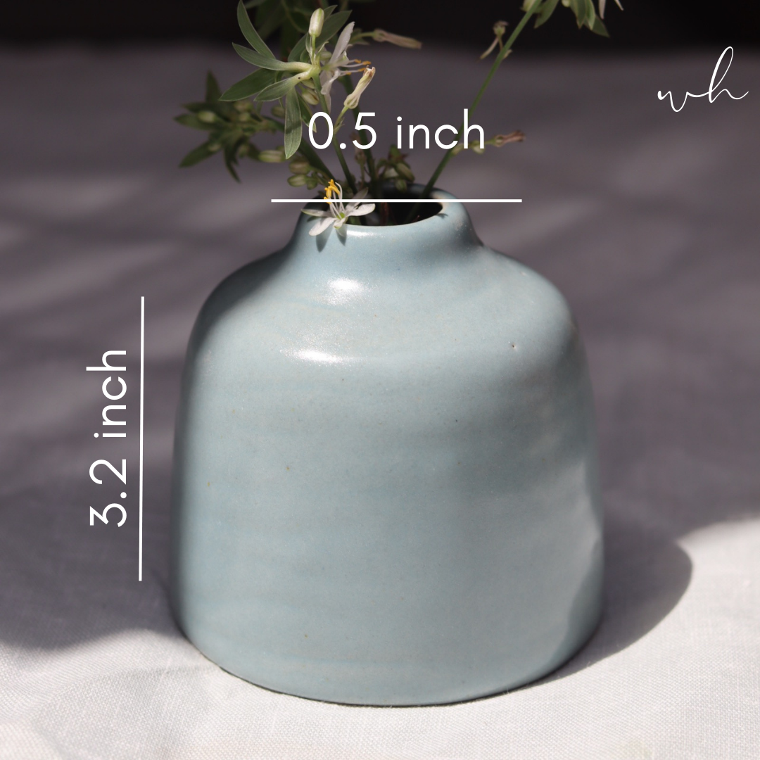 Grey Bud Vase - Short