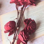 Red Bloom Roses Bunch handmade in india