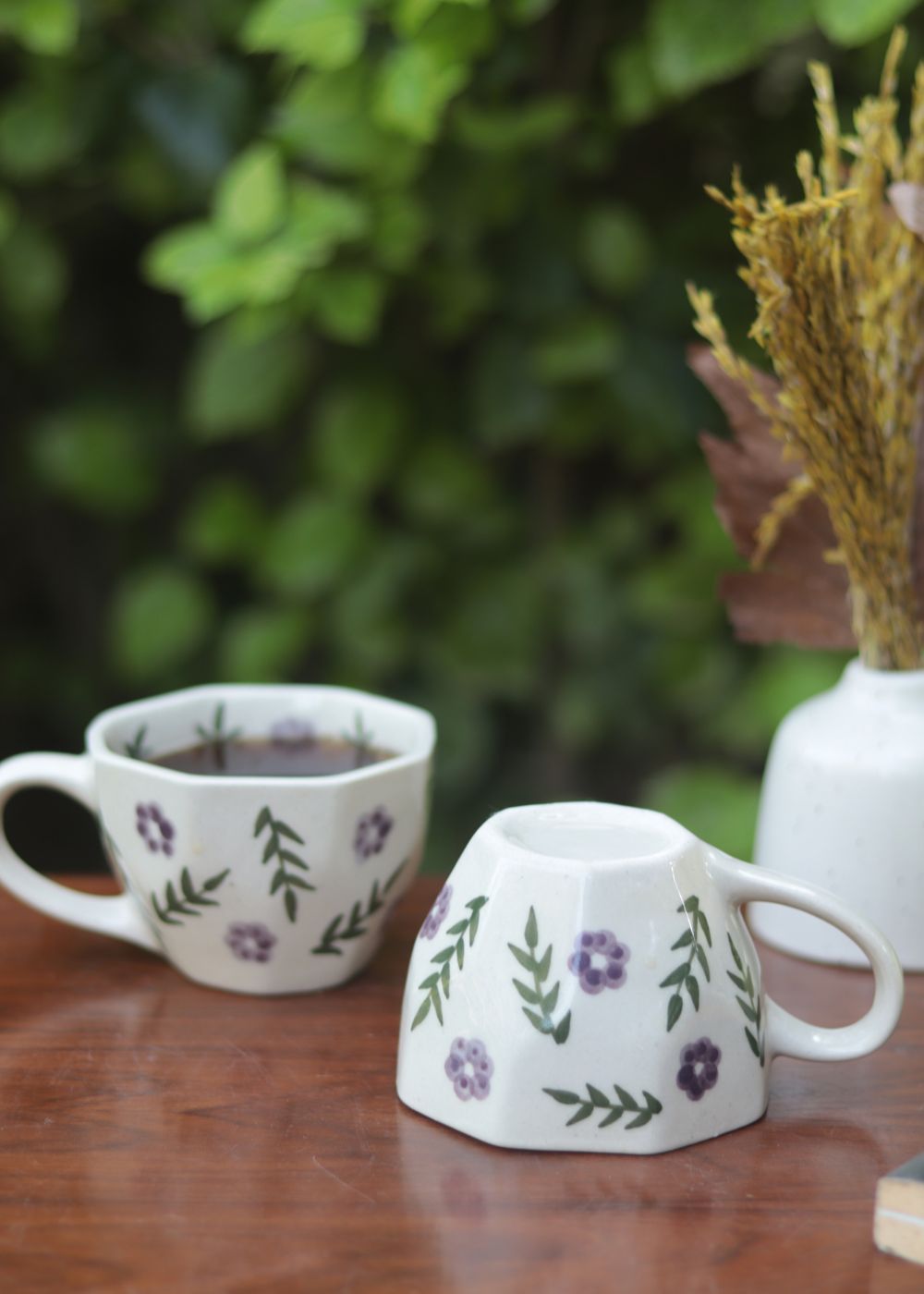 Lavender Fields Mug handmade in india