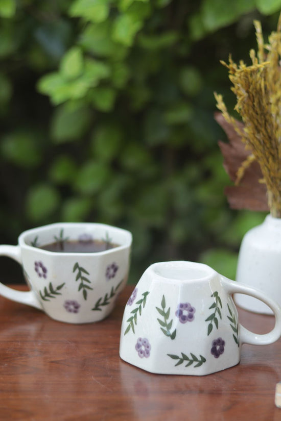 Lavender Fields Mug handmade in india