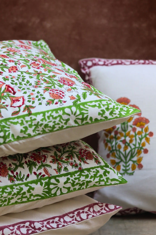 Dreamy Delight & Liana Vine Cushion Covers combo handmade in India