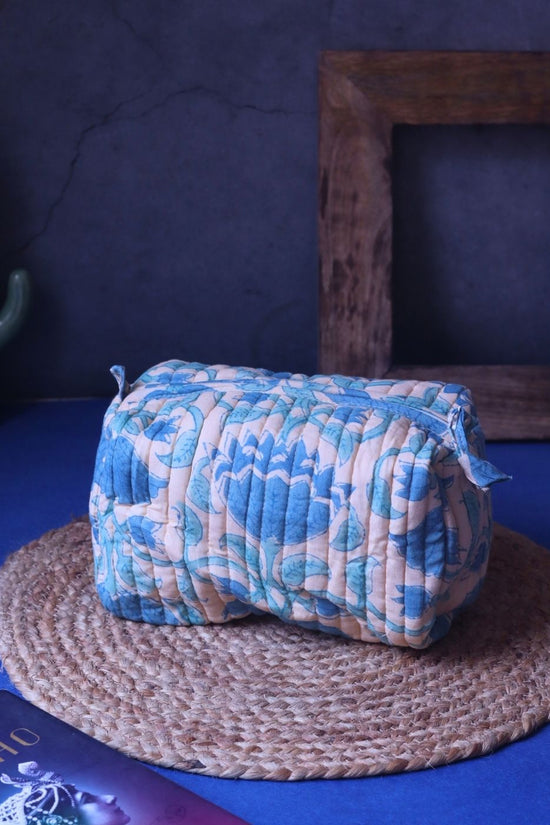 Handmade Aqua Magic Toiletry Bag - Medium