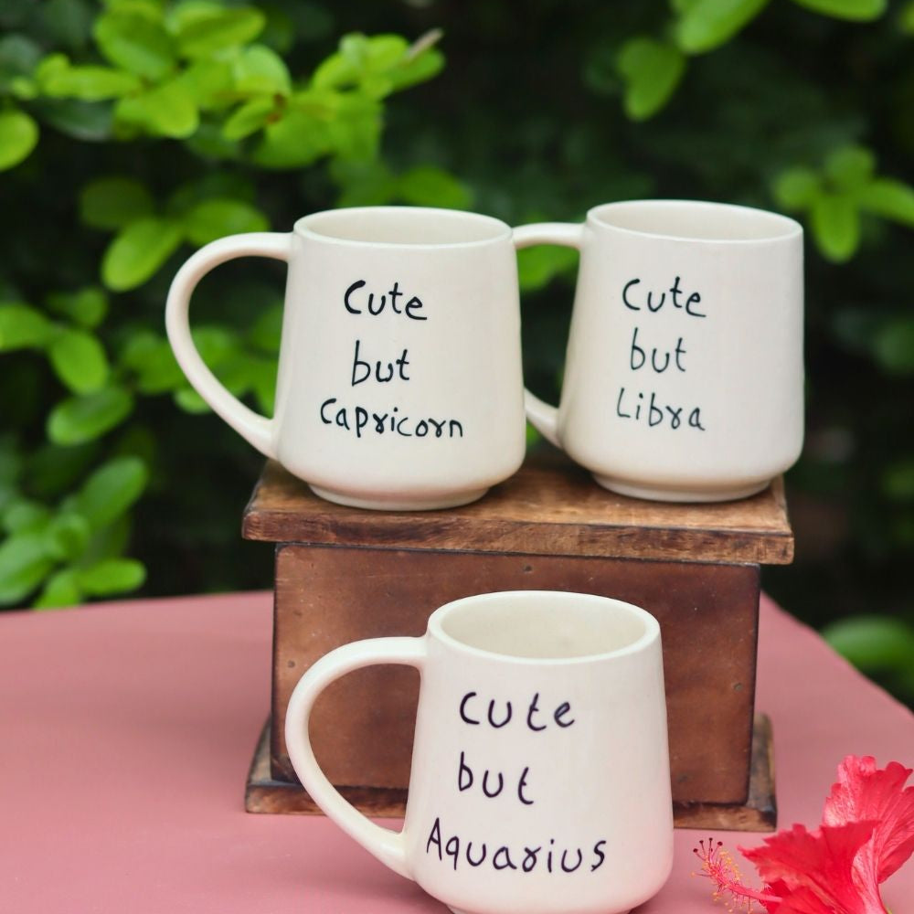 handmade Set of 3 - The Zordic Mugs