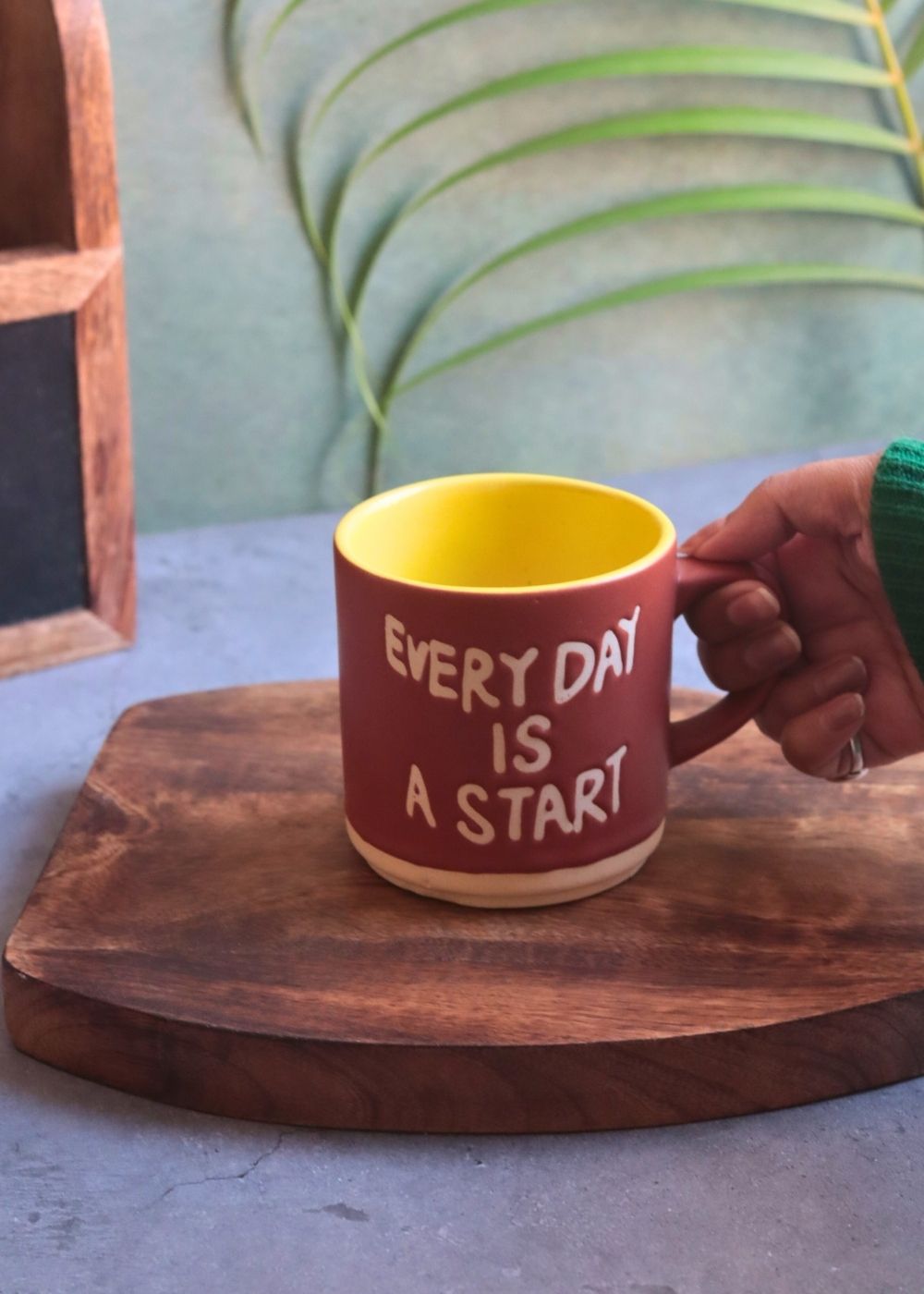 Every Day is a Start Mug made by ceramic