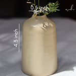 Handmade bud vase height and breadth