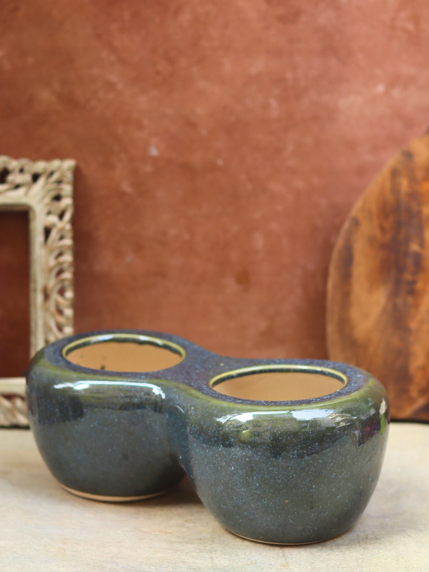 Twice a bloom planter handmade in India